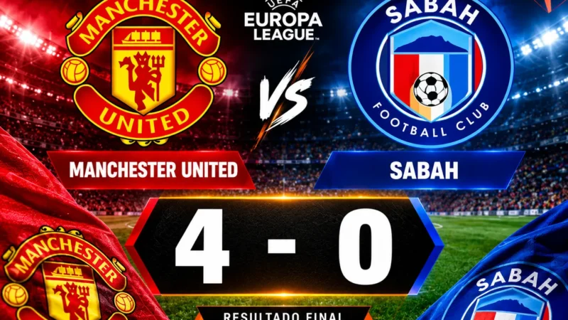 Manchester United goleia o Sabah por 4-0 no regresso a Old Trafford à Champions League